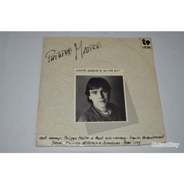 Vinyle 45T Chanson  Philippe Ma�tre ?- L'Hiver Ailleurs