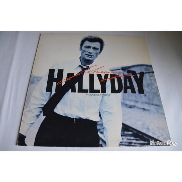 Vinyle 33T Rock & roll Johnny Hallyday ?- Rock'N'Roll Attitude