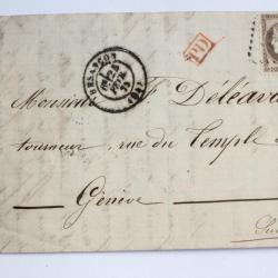 Pli marque postale France C&eacute;r&egrave;s IIIe r&eacute;publique 30c 1975