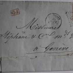 Pli marque postale France empire laur&eacute; 30c 1967