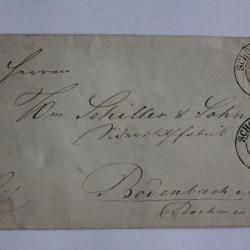 Timbre Allemagne Prusse 1867 oblit&eacute;r&eacute; Schoenebeck