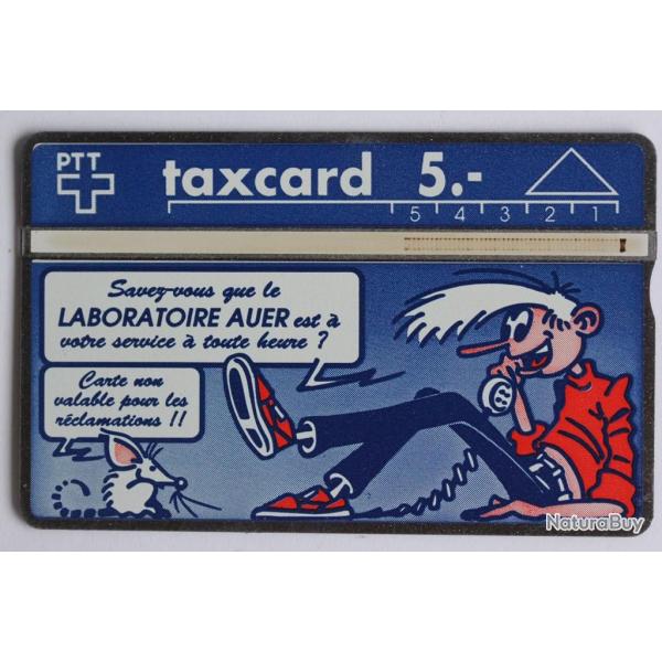 T�l�carte L&G Laboratoire Auer 111E Suisse 1991