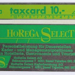 T&eacute;l&eacute;carte L&G Favo Werbung AG Art-Card 8 Peter von Wattenwyl Suisse