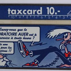 T&eacute;l&eacute;carte L&G Laboratoire Auer 111E Suisse 1991