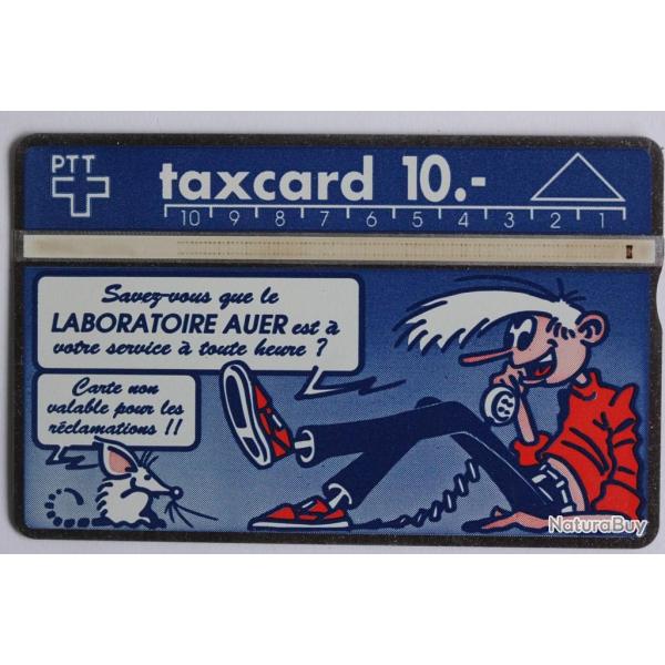 T�l�carte L&G Laboratoire Auer 111E Suisse 1991