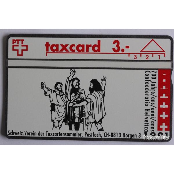 T�l�carte L&G SVT Jahreskarte 1991 Suisse