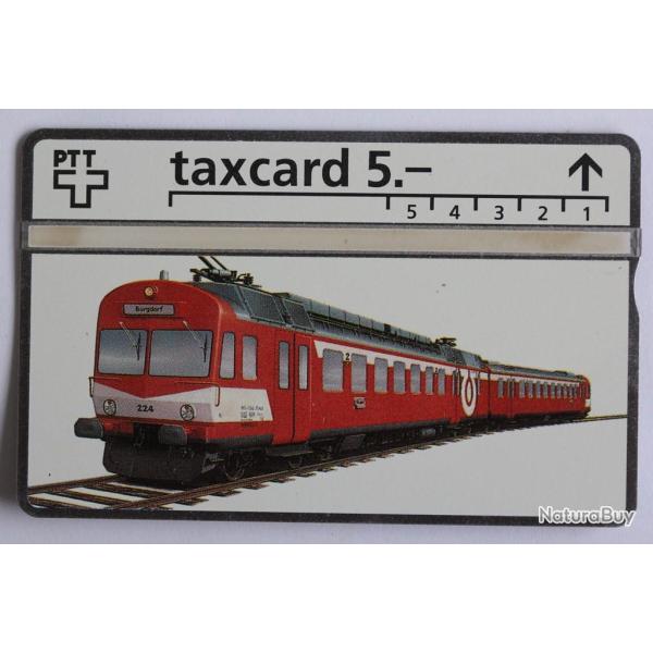 T�l�carte L&G Emmental-Burgdorf-Thun-Bahn 212L Suisse 1992