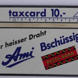 T&eacute;l&eacute;carte L&G Hero Arni Teigwaren 308L Suisse 1993