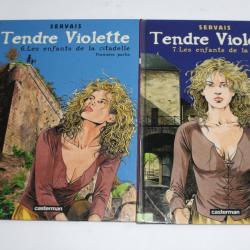 BD Tendre Violette T6 et T7 SERVAIS