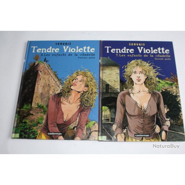 BD Tendre Violette T6 et T7 SERVAIS