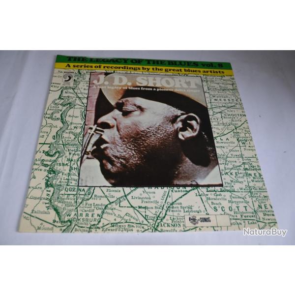 Vinyle 33T  Blues J. D. Short ?- The Legacy Of The Blues Vol. 8