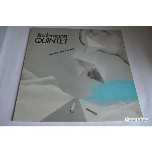 Vinyle 33T Jazz Lindemann Quintet En public au faux-nez