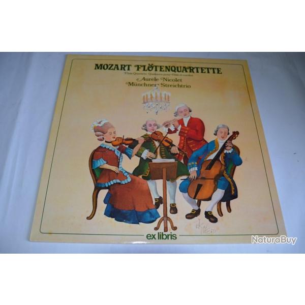 Vinyle 33T Classic Mozart Fl�tenquartette - A. Nicolet