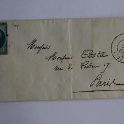 Timbre France Napol&eacute;on III second empire 20c 1855