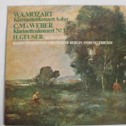 Vinyle 33T Classic  W.A. Mozart, C.M.v. Weber, H. Geuser