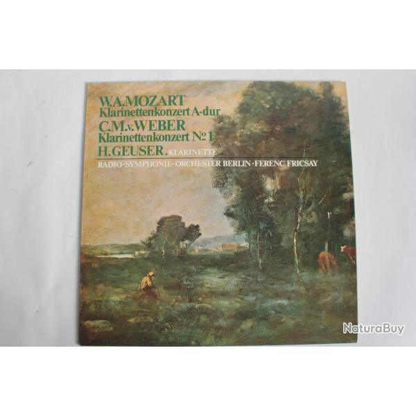 Vinyle 33T Classic  W.A. Mozart, C.M.v. Weber, H. Geuser