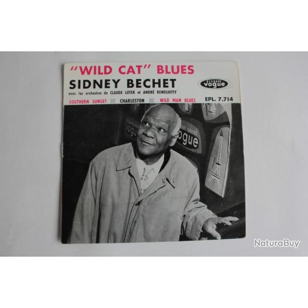 Vinyle 45T Jazz  Sidney Bechet ?- Wild Cat Blues