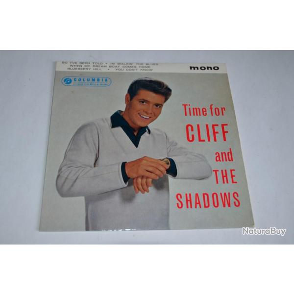 Vinyle 45T Pop Rock Time For Cliff And The Shadows