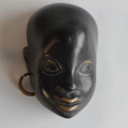 Karl HAGENAUER Masque africain Bronze Viennois
