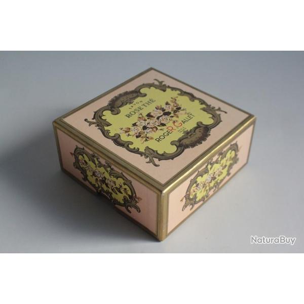 ROGER & GALLET ancienne Boite Savons parfum�s rose th�