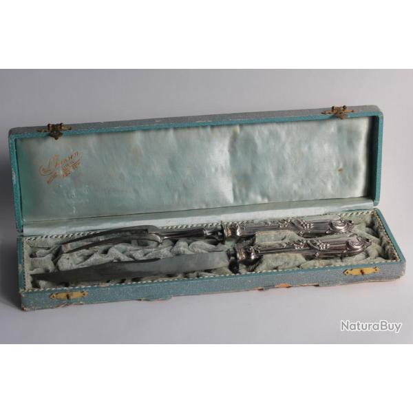 Ancien service � d�couper argent Binder Wilhelm Allemagne