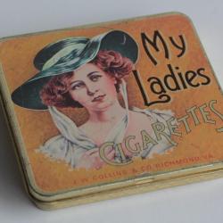 Bo&icirc;te &agrave; Cigarettes t&ocirc;le My Ladies J.W. Collins & Co Richmond