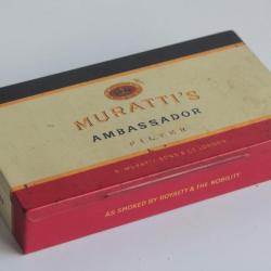 Bo&icirc;te &agrave; Cigarettes t&ocirc;le Muratti's Ambassador