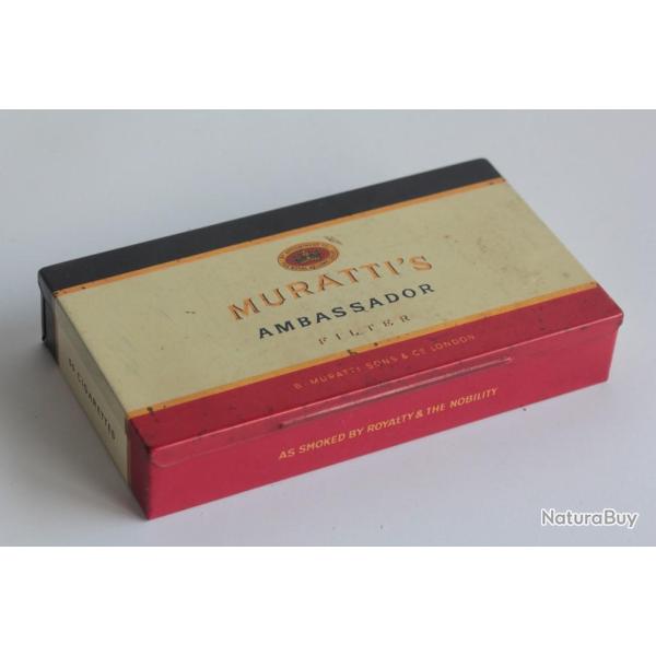 Bo�te � Cigarettes t�le Muratti's Ambassador