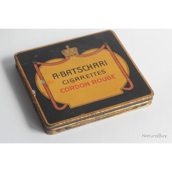 Bo�te � Cigarettes t�le A. Batschari Cordon rouge