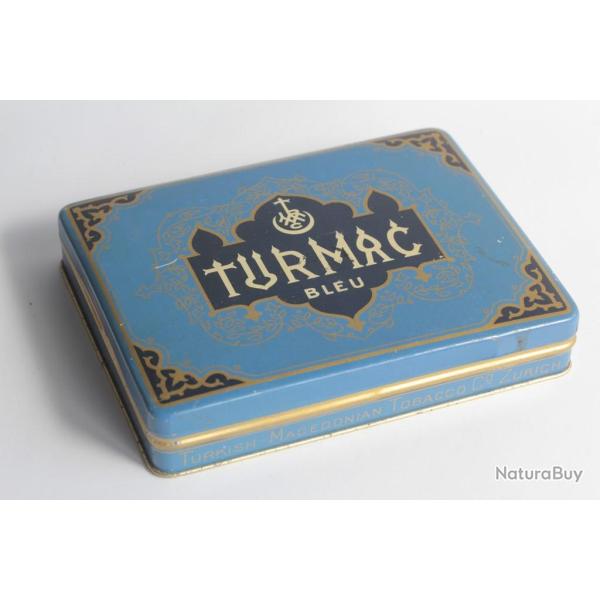 Bo�te � Cigarettes t�le Turmac bleu