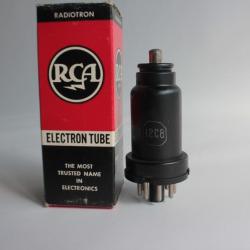 Ampoule radio RCA 12C8 radio &agrave; tube neuf