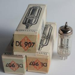 Lot 3 Ampoules radio Telefunken DL907 radio &agrave; tube neuf