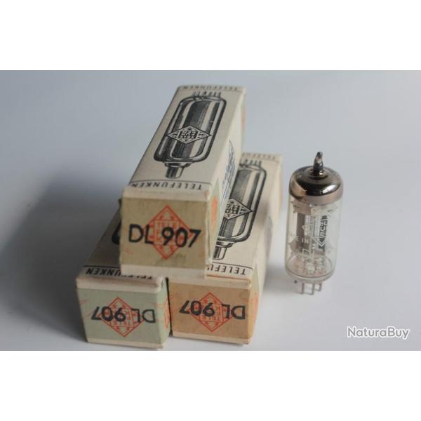 Lot 3 Ampoules radio Telefunken DL907 radio � tube neuf