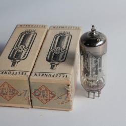 Paire Ampoules radio Telefunken DL907 radio &agrave; tube neuf