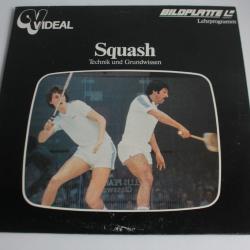 Laserdisc PAL Squash Grunwissen und technik  Bildplatte 1982