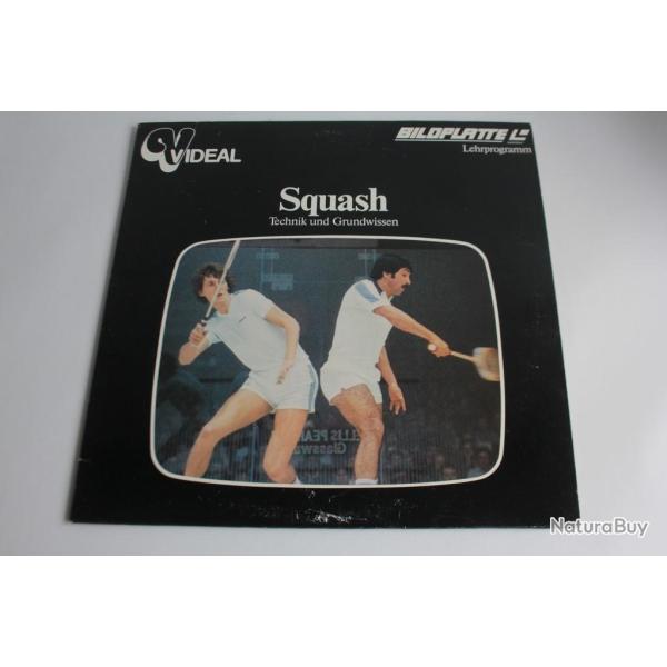 Laserdisc PAL Squash Grunwissen und technik  Bildplatte 1982