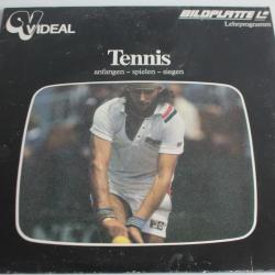 Laserdisc PAL Tennis anfangen spielen siegen Bildplatte 1982
