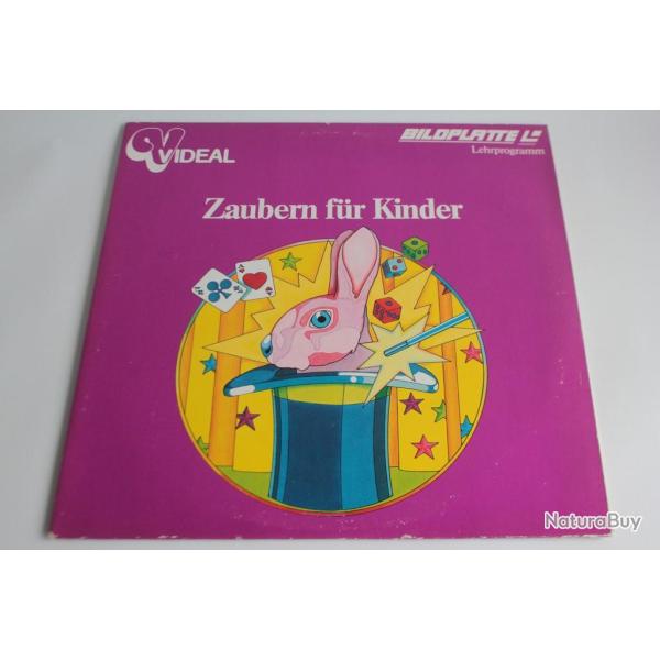 Laserdisc PAL Zaubern f�r Kinder Bildplatte 1982