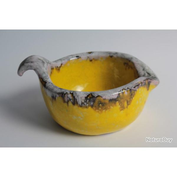 Pot � cr�me c�ramique Arlette ROUX Juan-les-Pins