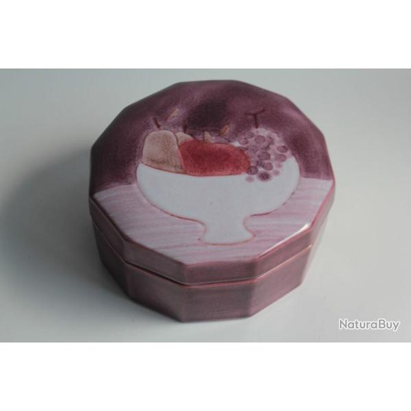 Bonbonni�re c�ramique �maill�e Cloutier Fr�res France