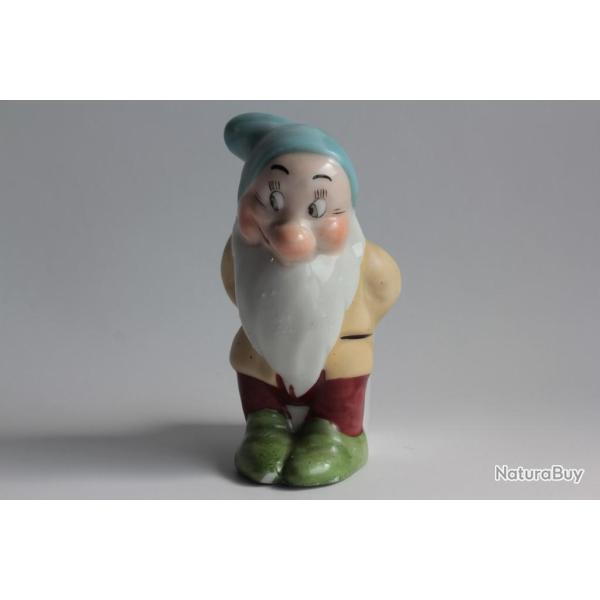 Porte brosse � dent Nain porcelaine Blanche Neige Walt Disney