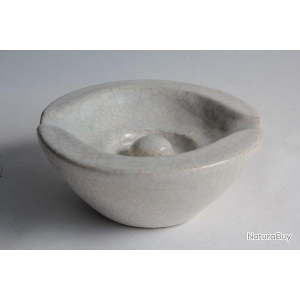 Cendrier � cigares c�ramique craquel�e Olivier Gerald Vevey Suisse