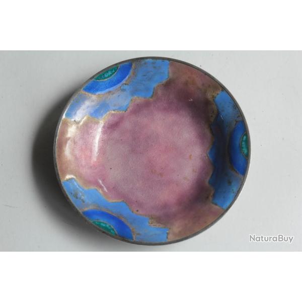 Coupelle �maux cloisonn�s Odette POCHELON Gen�ve Suisse