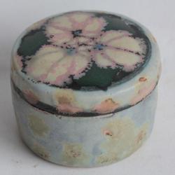 Paul Ami BONIFAS Boite ronde c&eacute;ramique