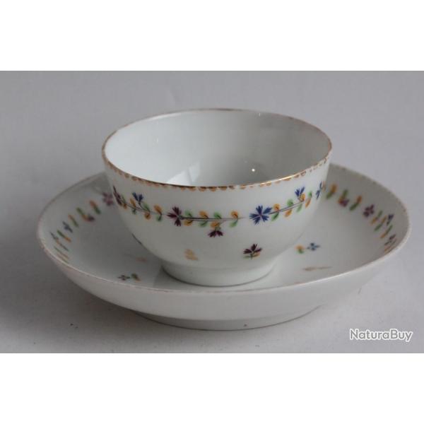 Tasse Bol � th� porcelaine Nyon Bleuets Suisse