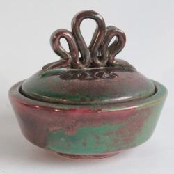 MENELIKA Boite c&eacute;ramique iris&eacute;e Suisse