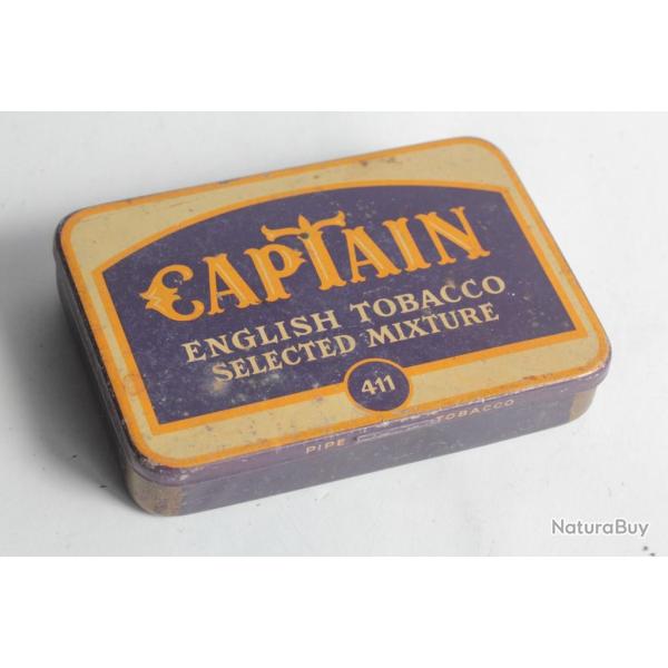 Bo�te � tabac t�le Captain English Tobacco