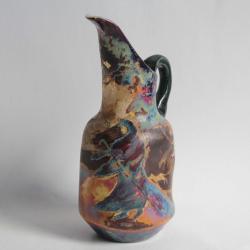 MULLER Croismare Pichet fluogravure Sorcier 1900 Art Nouveau