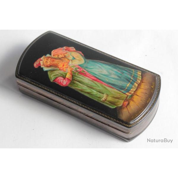 Bo�te laqu�e Russe Fedoskino The Scarlet Flower MOD 1993