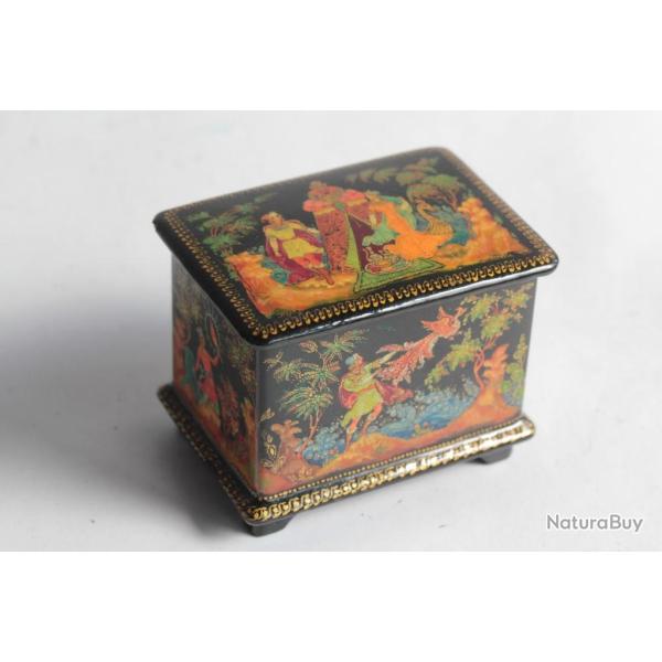 Bo�te laqu�e Russe Palekh Humpback Pony Maria Alexandrovna Azanova